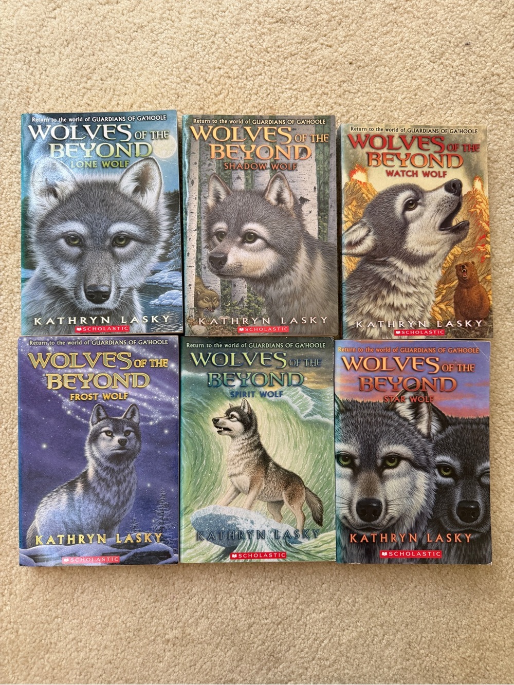 Scholastic Wolves of the Beyond Paperback Set - 6 books
